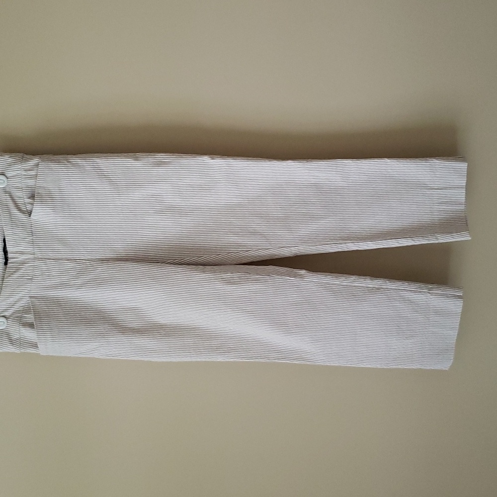 Hilary Radley Cream Straight Leg Pants